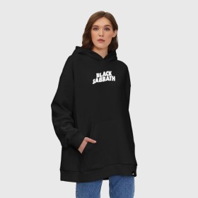 Худи SuperOversize хлопок с принтом Black Sabbath в Новосибирске, 70% хлопок, 30% полиэстер, мягкий начес внутри | карман-кенгуру, эластичная резинка на манжетах и по нижней кромке, двухслойный капюшон
 | black sabbath | michael osbourne | ozzy osbourne | джон майкл осборн | дум метал | оззи | осборн | хард рок | хеви метал