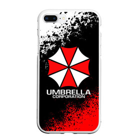 Чехол для iPhone 7Plus/8 Plus матовый с принтом RESIDENT EVIL UMBRELLA в Новосибирске, Силикон | Область печати: задняя сторона чехла, без боковых панелей | ada wong | biohazard | leon | nemesis | project resistance | raccoon city | re | re3 | resident evil | resident evil 3 | rpd | stars | umbrella | ада вонг | амбрелла | немезис | ужасы