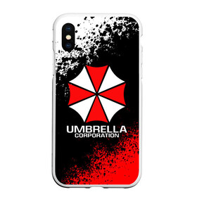 Чехол для iPhone XS Max матовый с принтом RESIDENT EVIL UMBRELLA в Новосибирске, Силикон | Область печати: задняя сторона чехла, без боковых панелей | ada wong | biohazard | leon | nemesis | project resistance | raccoon city | re | re3 | resident evil | resident evil 3 | rpd | stars | umbrella | ада вонг | амбрелла | немезис | ужасы