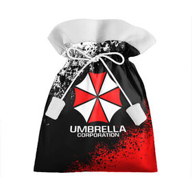 Подарочный 3D мешок с принтом RESIDENT EVIL UMBRELLA в Новосибирске, 100% полиэстер | Размер: 29*39 см | Тематика изображения на принте: ada wong | biohazard | leon | nemesis | project resistance | raccoon city | re | re3 | resident evil | resident evil 3 | rpd | stars | umbrella | ада вонг | амбрелла | немезис | ужасы