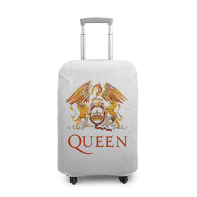 Чехол для чемодана 3D с принтом Queen в Новосибирске, 86% полиэфир, 14% спандекс | двустороннее нанесение принта, прорези для ручек и колес | freddie mercury | paul | queen | quen | богемская рапсодия | брайан мэй | глэм | группа | джон дикон | квин | королева | куин | меркури | меркьюри | музыкант | мэркури | певец | песня | поп | роджер тейлор | рок
