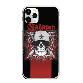 Чехол для iPhone 11 Pro матовый с принтом Sabaton Army Skull в Новосибирске, Силикон |  | battle metal | sabaton | военный рок | йоаким броден | крис рёланд | пар сундстрём | рок | рок группа | хэви метал | шведская группа | шведский рок