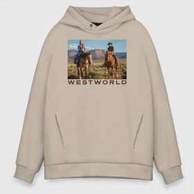 Мужское худи Oversize хлопок с принтом Westworld Landscape в Новосибирске, френч-терри — 70% хлопок, 30% полиэстер. Мягкий теплый начес внутри —100% хлопок | боковые карманы, эластичные манжеты и нижняя кромка, капюшон на магнитной кнопке | Тематика изображения на принте: vdosadir | westworld | джонатан нолан | долорес абернати | западный мир | лиза джой | мир дикого запада | тедди флуд