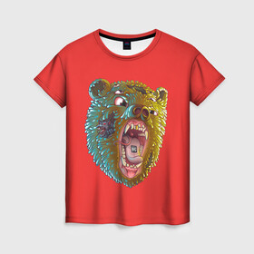 Женская футболка 3D с принтом Little Big в Новосибирске, 100% полиэфир ( синтетическое хлопкоподобное полотно) | прямой крой, круглый вырез горловины, длина до линии бедер | 20 | 2020 | bear | big | eurovision | little | music | rus | russia | биг | бузова | евровидение | ильич | крыса | литл | медведь | музыка | россия