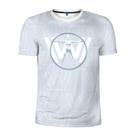 Мужская футболка 3D спортивная с принтом Westworld в Новосибирске, 100% полиэстер с улучшенными характеристиками | приталенный силуэт, круглая горловина, широкие плечи, сужается к линии бедра | vdosadir | westworld | джонатан нолан | западный мир | лиза джой | мир дикого запада