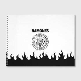 Альбом для рисования с принтом RAMONES в Новосибирске, 100% бумага
 | матовая бумага, плотность 200 мг. | Тематика изображения на принте: america | ramones | rock | usa | америка | джонни рамон | джоуи рамон | ди ди рамон | клем бурк | кристофер уорд | марки рамон | рамоунз | ричи рамон | рок | сша | томми рамон