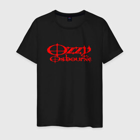 Мужская футболка хлопок с принтом Ozzy Osbourne в Новосибирске, 100% хлопок | прямой крой, круглый вырез горловины, длина до линии бедер, слегка спущенное плечо. | black sabbath | michael osbourne | ozzy osbourne | джон майкл осборн | дум метал | оззи | осборн | хард рок | хеви метал