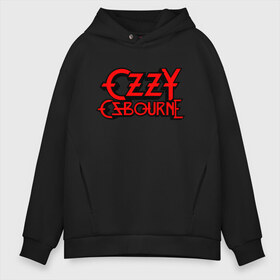 Мужское худи Oversize хлопок с принтом Ozzy Osbourne в Новосибирске, френч-терри — 70% хлопок, 30% полиэстер. Мягкий теплый начес внутри —100% хлопок | боковые карманы, эластичные манжеты и нижняя кромка, капюшон на магнитной кнопке | Тематика изображения на принте: black sabbath | michael osbourne | ozzy osbourne | джон майкл осборн | дум метал | оззи | осборн | хард рок | хеви метал