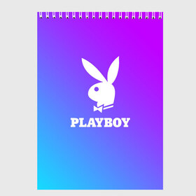 Скетчбук с принтом PLAYBOY в Новосибирске, 100% бумага
 | 48 листов, плотность листов — 100 г/м2, плотность картонной обложки — 250 г/м2. Листы скреплены сверху удобной пружинной спиралью | brand | brazzers | faketaxi | hub | mode | playboy | бразерс | бренд | мода | фейк такси