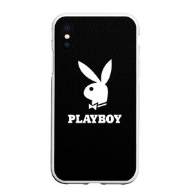 Чехол для iPhone XS Max матовый с принтом PLAYBOY в Новосибирске, Силикон | Область печати: задняя сторона чехла, без боковых панелей | brand | brazzers | faketaxi | hub | mode | playboy | бразерс | бренд | мода | фейк такси