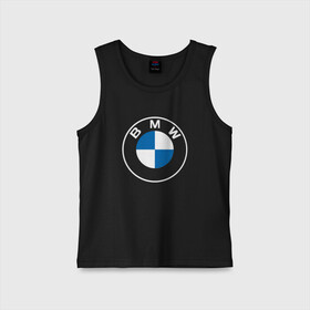 Детская майка хлопок с принтом BMW LOGO 2020 | БМВ ЛОГО 2020 в Новосибирске,  |  | bmw | bmw motorsport | bmw performance | carbon | m | motorsport | performance | sport | бмв | карбон | моторспорт | спорт