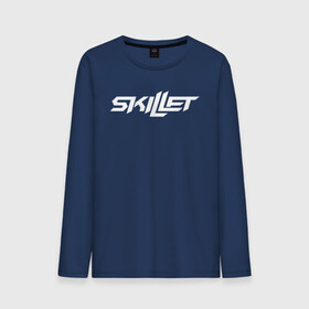 Мужской лонгслив хлопок с принтом Skillet Logo | Скиллет лого (Z) в Новосибирске, 100% хлопок |  | skillet | альтернативный метал | альтернативный рок | джен леджер | джон купер | индастриал метал | кори купер | сет моррисон | хард рок | христианский метал | христианский рок