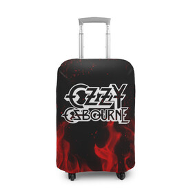 Чехол для чемодана 3D с принтом  Ozzy Osbourne в Новосибирске, 86% полиэфир, 14% спандекс | двустороннее нанесение принта, прорези для ручек и колес | black sabbath | michael osbourne | ozzy osbourne | джон майкл осборн | дум метал | оззи | осборн | хард рок | хеви метал