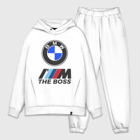 Мужской костюм хлопок OVERSIZE с принтом BMW BOSS | БМВ БОСС в Новосибирске,  |  | bmw | bmw performance | m | motorsport | performance | бмв | бэха | моторспорт