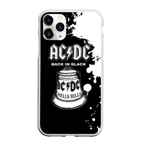 Чехол для iPhone 11 Pro Max матовый с принтом AC DC Back in Black в Новосибирске, Силикон |  | Тематика изображения на принте: ac dc | acdc | acdc ас дс | angus | back in black | highway to hell | mckinnon | young | австралийская | ангус янг | ас дс | асдс | блюз | в форме | гитара | группа | крис слэйд | метал | молния | музыка | п | певец | рок | рок н ролл