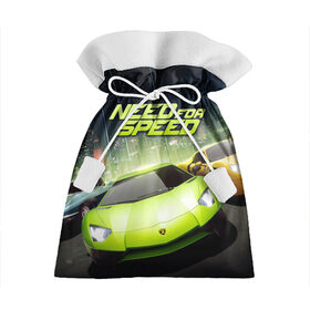 Подарочный 3D мешок с принтом Need for Speed в Новосибирске, 100% полиэстер | Размер: 29*39 см | games | heat | most | nfs mw | off | payback | racing | reviews | rip | wanted | авто | вип | гонки | жажда скорости | класс | машины | нид | симулятор | фор