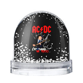 Снежный шар с принтом AC/DC let there be rock! в Новосибирске, Пластик | Изображение внутри шара печатается на глянцевой фотобумаге с двух сторон | ac dc | acdc | acdc ас дс | angus | back in black | highway to hell | mckinnon | young | австралийская | ангус янг | ас дс | асдс | блюз | в форме | гитара | группа | крис слэйд | метал | молния | музыка | п | певец | рок | рок н ролл