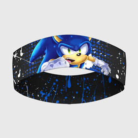 Повязка на голову 3D с принтом SONIC в Новосибирске,  |  | animal | games | hedgehog | sega | sonic | speed | speed sonic | быстрый ёж | ёж | ёжик | игры | персонаж | сега | синий ёж | скорость | соник