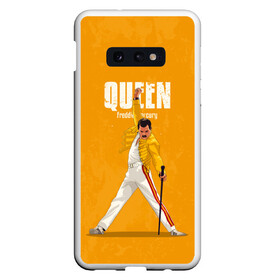 Чехол для Samsung S10E с принтом Queen в Новосибирске, Силикон | Область печати: задняя сторона чехла, без боковых панелей | freddie mercury | queen | quen | the show must go on | we are the champions | богемская рапсодия | глэм | группа | квин | королева | куин | меркури | меркьюри | музыкант | мэркури | певец | песня | поп | рок | фаррух булсара | фредди