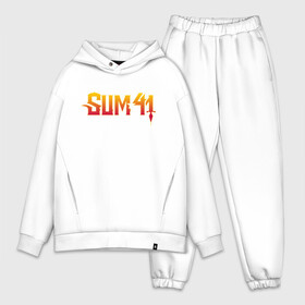 Мужской костюм хлопок OVERSIZE с принтом Logo SUM в Новосибирске,  |  | order in decline | punk | punk rock | rock | sum 41 | sum41 | марк спиколак | панк рок | поп панк | рок | рок группа | сам фоти уан