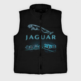 Мужской жилет утепленный 3D с принтом Jaguar  Ягуар в Новосибирске,  |  | auto | jaguar | xf | xk | авто | автомобиль | ам | машина | машины | ягуар