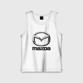 Детская майка хлопок с принтом MAZDA LOGO | МАЗДА ЛОГО в Новосибирске,  |  | auto | mazda | mps | sport | авто | автомобиль | автомобильные | бренд | мазда | марка | машины | мпс | спорт