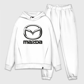 Мужской костюм хлопок OVERSIZE с принтом MAZDA LOGO | МАЗДА ЛОГО в Новосибирске,  |  | auto | mazda | mps | sport | авто | автомобиль | автомобильные | бренд | мазда | марка | машины | мпс | спорт