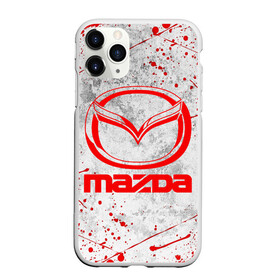 Чехол для iPhone 11 Pro Max матовый с принтом MAZDA RED LOGO в Новосибирске, Силикон |  | auto | mazda | mps | sport | авто | автомобиль | автомобильные | бренд | мазда | марка | машины | мпс | спорт