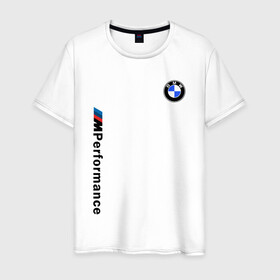 Мужская футболка хлопок с принтом BMW M PERFORMANCE 2020 БМВ М ПЕРФОРМАНС в Новосибирске, 100% хлопок | прямой крой, круглый вырез горловины, длина до линии бедер, слегка спущенное плечо. | bmw | bmw motorsport | bmw performance | carbon | m | motorsport | performance | sport | бмв | карбон | моторспорт | спорт
