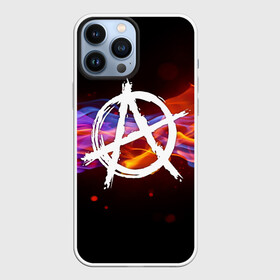 Чехол для iPhone 13 Pro Max с принтом АНАРХИЯ | ANARCHY в Новосибирске,  |  | anarchy | bright | fire | flame | heat | light | riot | rock | wildfire | анархия | бунт | знаки | искры | музыка | огненный | огонь | панки | пламя | пожар | рок | символ