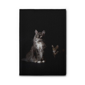 Обложка для автодокументов с принтом Котики в Новосибирске, натуральная кожа |  размер 19,9*13 см; внутри 4 больших “конверта” для документов и один маленький отдел — туда идеально встанут права | animal | animals | beast | black | cat | kitten | животное | животные | зверек | зверь | кот | котейка | котенок | котики | котэ | кошка | кошки | мейн кун | черная
