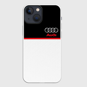 Чехол для iPhone 13 mini с принтом AUDI SPORT | АУДИ СПОРТ в Новосибирске,  |  | audi | auto | sport | авто | автомобиль | автомобильные | ауди | бренд | марка | машины | спорт