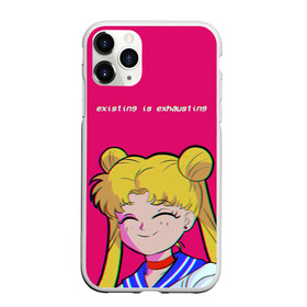 Чехол для iPhone 11 Pro Max матовый с принтом EXISTING IS EXHAUSTING в Новосибирске, Силикон |  | anime | japan | manga | sailor moon | аниме | девочка | девушка | лунная призма | манга | сейлор мун | сэйлор мун | япония