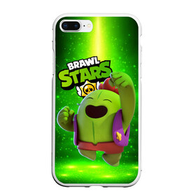 Чехол для iPhone 7Plus/8 Plus матовый с принтом brawn stars Spike Спайк в Новосибирске, Силикон | Область печати: задняя сторона чехла, без боковых панелей | brawl | brawl stars | brawlstars | brawl_stars | jessie | poco | бравл | бравлстарс | поко