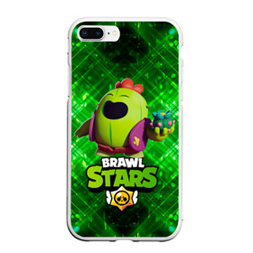 Чехол для iPhone 7Plus/8 Plus матовый с принтом brawn stars Spike Спайк в Новосибирске, Силикон | Область печати: задняя сторона чехла, без боковых панелей | brawl | brawl stars | brawlstars | brawl_stars | jessie | poco | бравл | бравлстарс | поко