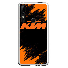 Чехол для Honor P Smart Z с принтом KTM в Новосибирске, Силикон | Область печати: задняя сторона чехла, без боковых панелей | Тематика изображения на принте: enduro | ktm | moto | moto sport | motocycle | sportmotorcycle | ктм | мото | мото спорт | мотоспорт | спорт мото