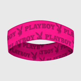 Повязка на голову 3D с принтом PLAYBOY | ПЛЕЙБОЙ (Z) в Новосибирске,  |  | brand | brazzers | fake taxi | faketaxi | hub | mode | playboy | бразерс | бренд | мода | фейк такси