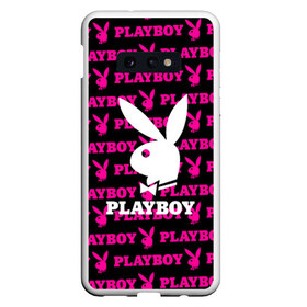 Чехол для Samsung S10E с принтом PLAYBOY в Новосибирске, Силикон | Область печати: задняя сторона чехла, без боковых панелей | Тематика изображения на принте: brand | brazzers | fake taxi | faketaxi | hub | mode | playboy | бразерс | бренд | мода | фейк такси