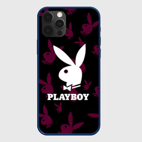 Чехол для iPhone 12 Pro с принтом PLAYBOY | ПЛЕЙБОЙ (Z) в Новосибирске, силикон | область печати: задняя сторона чехла, без боковых панелей | Тематика изображения на принте: brand | brazzers | fake taxi | faketaxi | hub | mode | playboy | бразерс | бренд | мода | фейк такси