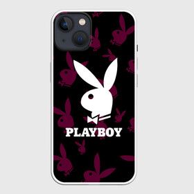 Чехол для iPhone 13 с принтом PLAYBOY | ПЛЕЙБОЙ (Z) в Новосибирске,  |  | brand | brazzers | fake taxi | faketaxi | hub | mode | playboy | бразерс | бренд | мода | фейк такси