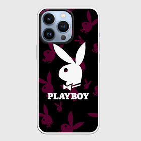 Чехол для iPhone 13 Pro с принтом PLAYBOY | ПЛЕЙБОЙ (Z) в Новосибирске,  |  | brand | brazzers | fake taxi | faketaxi | hub | mode | playboy | бразерс | бренд | мода | фейк такси