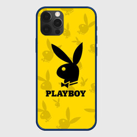 Чехол для iPhone 12 Pro с принтом PLAYBOY | ПЛЕЙБОЙ (Z) в Новосибирске, силикон | область печати: задняя сторона чехла, без боковых панелей | Тематика изображения на принте: brand | brazzers | fake taxi | faketaxi | hub | mode | playboy | бразерс | бренд | мода | фейк такси