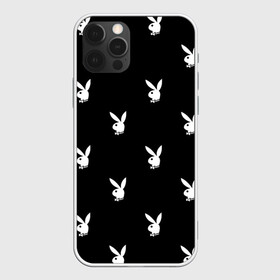 Чехол для iPhone 12 Pro Max с принтом ПЛЕЙБОЙ ПАТТЕРН | PLAYBOY PATTERN (Z) в Новосибирске, Силикон |  | brand | brazzers | fake taxi | faketaxi | hub | mode | playboy | бразерс | бренд | мода | фейк такси