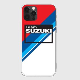 Чехол для iPhone 12 Pro с принтом SUZUKI MOTO SPORT | СУЗУКИ МОТО СПОРТ (Z) в Новосибирске, силикон | область печати: задняя сторона чехла, без боковых панелей | 2020 | auto | bike | moto | motorcycle | sport | авто | автомобиль | автомобильные | байк | бренд | марка | машины | мото | мотоциклы | спорт