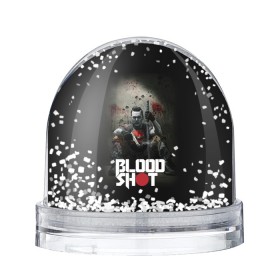 Снежный шар с принтом BloodShot в Новосибирске, Пластик | Изображение внутри шара печатается на глянцевой фотобумаге с двух сторон | bloodshot | valiant | vin diesel | бладшот | вин дизель | кино | фильм | фильм 2020