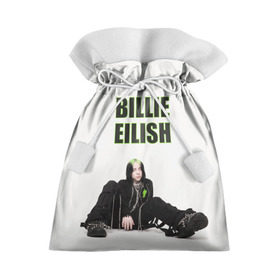 Подарочный 3D мешок с принтом Billie Eilish в Новосибирске, 100% полиэстер | Размер: 29*39 см | Тематика изображения на принте: billie eilish | билли айлиш | музыка