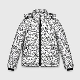 Зимняя куртка для мальчиков 3D с принтом Зефирки (Oko) в Новосибирске, ткань верха — 100% полиэстер; подклад — 100% полиэстер, утеплитель — 100% полиэстер | длина ниже бедра, удлиненная спинка, воротник стойка и отстегивающийся капюшон. Есть боковые карманы с листочкой на кнопках, утяжки по низу изделия и внутренний карман на молнии. 

Предусмотрены светоотражающий принт на спинке, радужный светоотражающий элемент на пуллере молнии и на резинке для утяжки | Тематика изображения на принте: marshmello | oko | аниме | граффити | дудлы | зефир | зефирки | имоджи | имодзи | коллаж | малютки | мармеладки | маршмеллоу | маршмело | много | око | приколы | рисунки | рожеца | смайлики