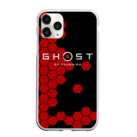 Чехол для iPhone 11 Pro Max матовый с принтом Ghost в Новосибирске, Силикон |  | ghost of tsushima | playstation 4 | бесшумный | дзин | красный листок | монгол | монголы | монгольская империя | призрак | самураи | самурай | хан | цусима | япония