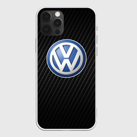 Чехол для iPhone 12 Pro Max с принтом Volkswagen Logo | Фольксваген Лого в Новосибирске, Силикон |  | Тематика изображения на принте: amarok | arteon | caravelle | golf | polo | scirocco | teramont | tiguan | to | touareg | transporter | volkswagen | vw | авто | автомобиль | ам | бренд | карбон | машина | машины | народный автомобиль | фольксваген