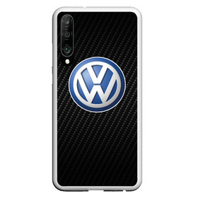 Чехол для Honor P30 с принтом Volkswagen Logo в Новосибирске, Силикон | Область печати: задняя сторона чехла, без боковых панелей | amarok | arteon | caravelle | golf | polo | scirocco | teramont | tiguan | to | touareg | transporter | volkswagen | vw | авто | автомобиль | ам | бренд | карбон | машина | машины | народный автомобиль | фольксваген